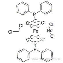 1,1'-Bis(diphenylphosphino)ferrocene-palladium(II)dichloride dichloromethane complex CAS 95464-05-4